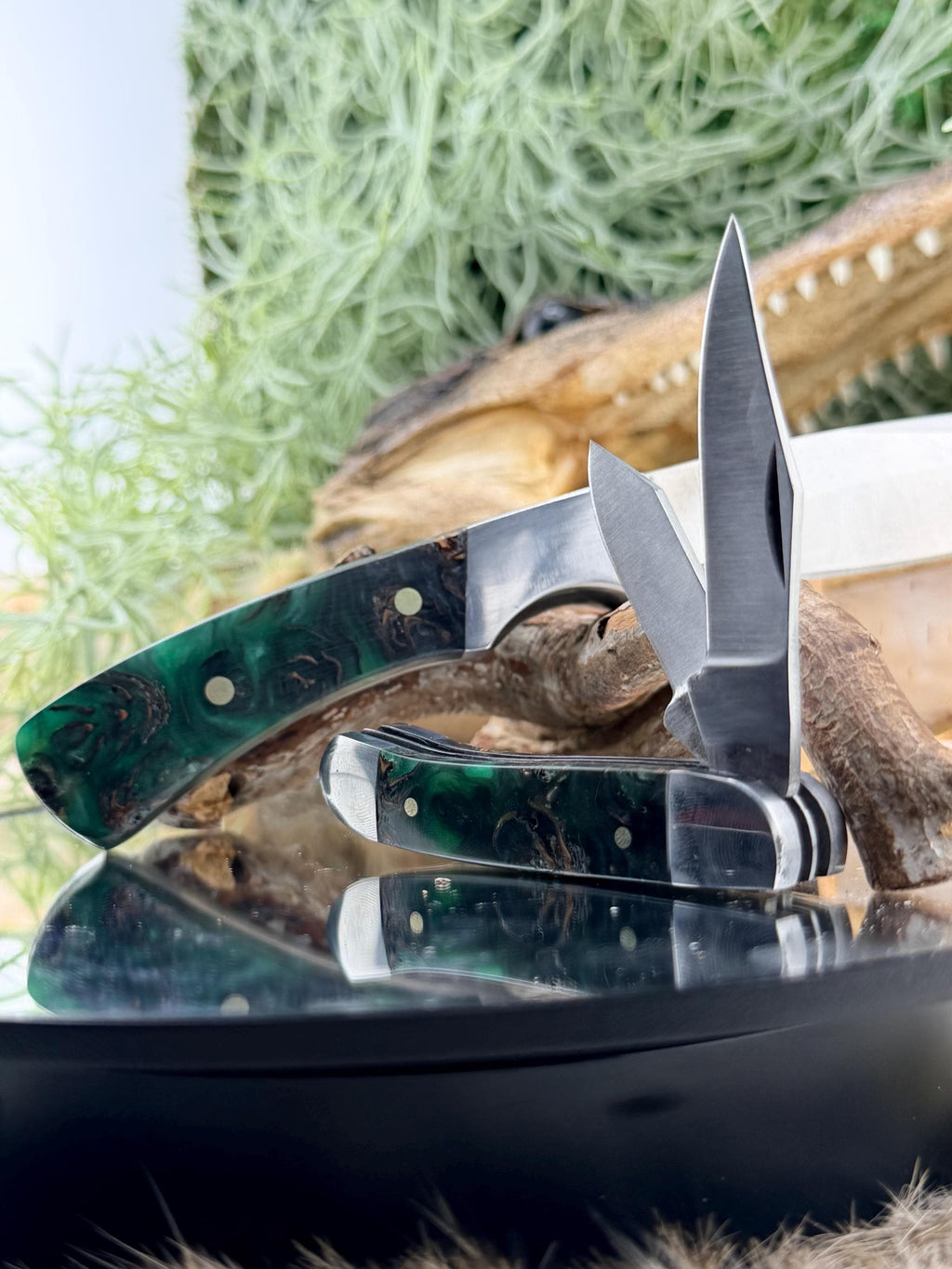 Drop Point & Peanut Pocketknife Set