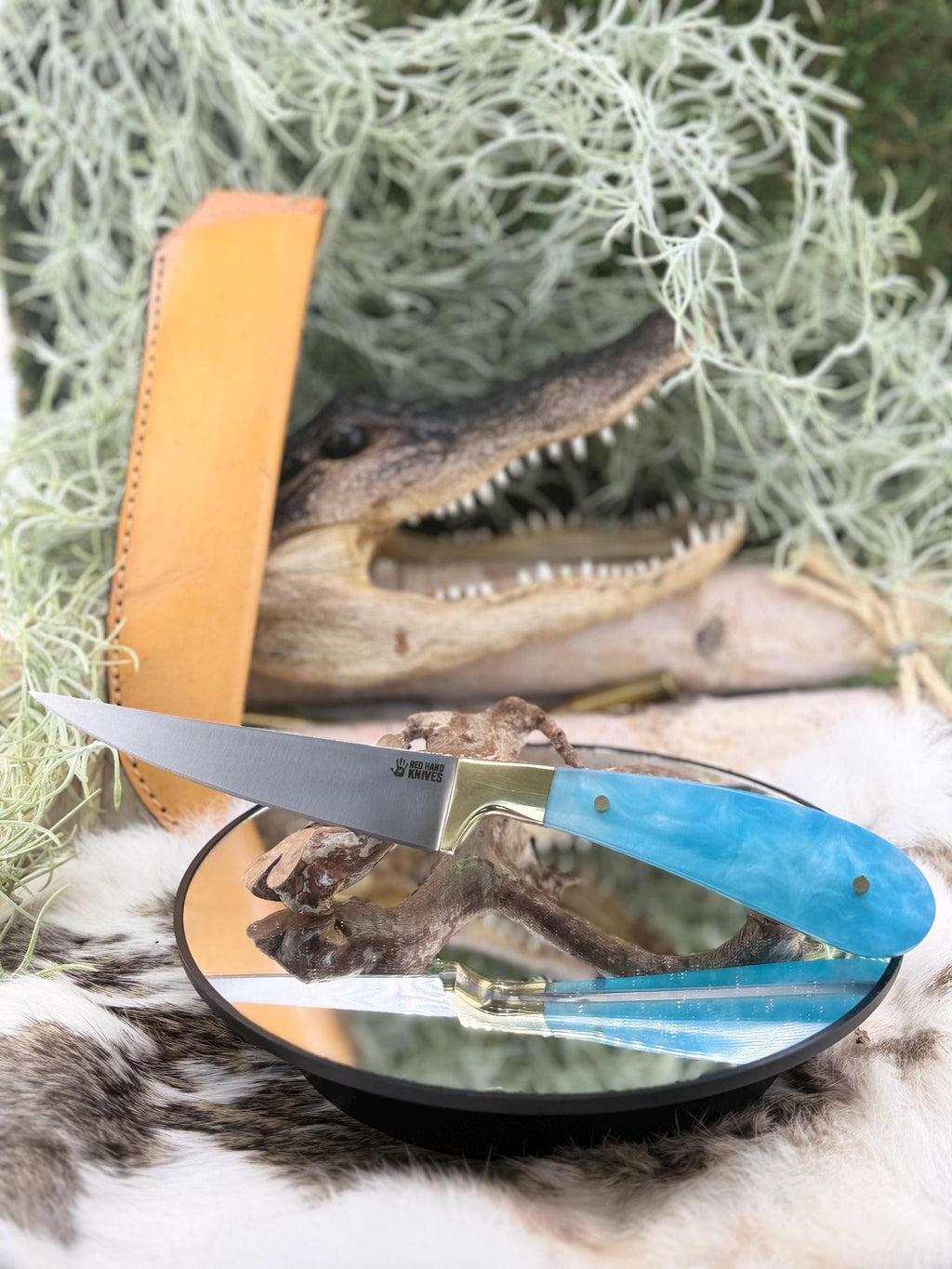 Fillet Knife with Water Resin