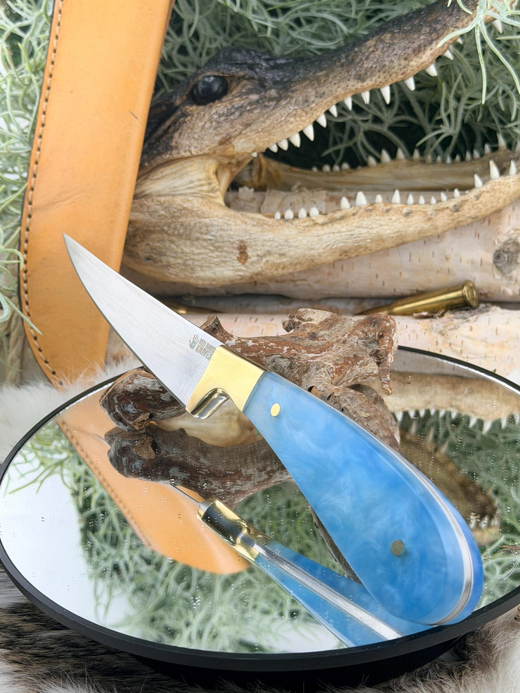 Fillet Knife with Water Resin